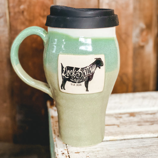 Rock Bottom Logo Travel Mug