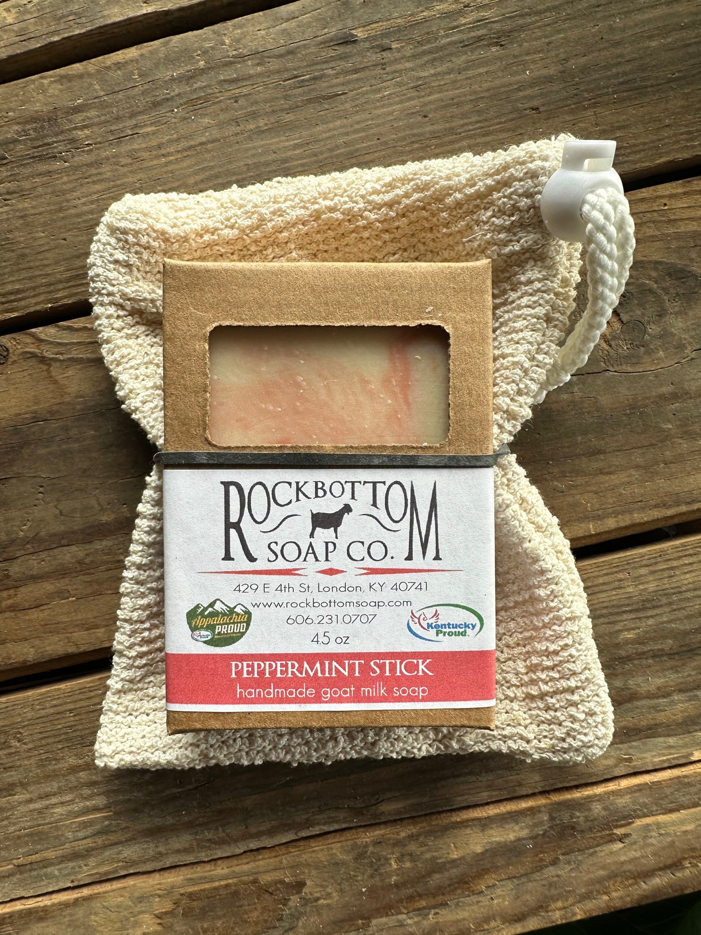 $12 Bar Soap and Soap Sack