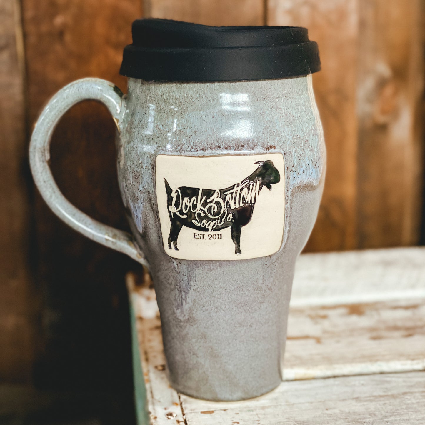 Rock Bottom Logo Travel Mug