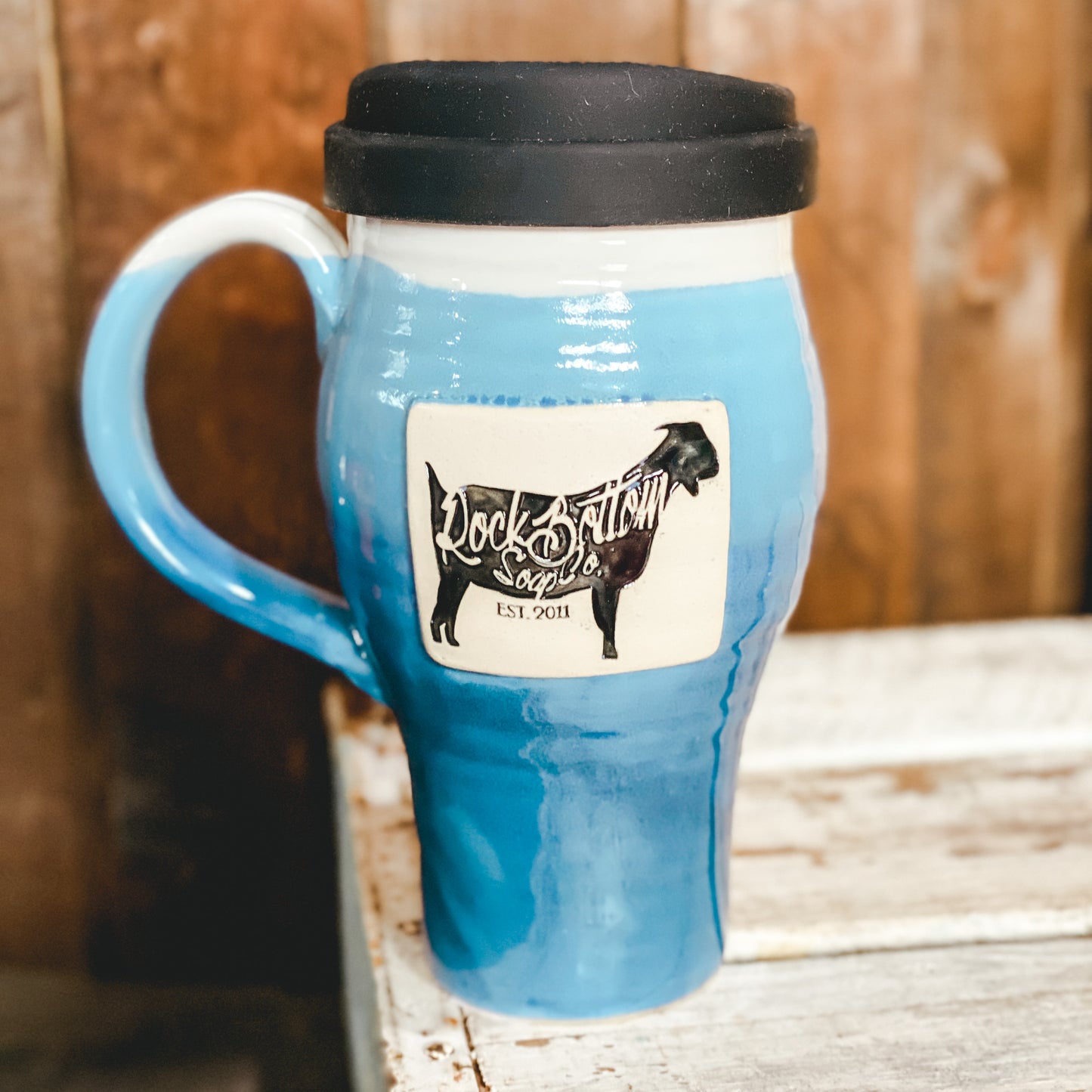 Rock Bottom Logo Travel Mug