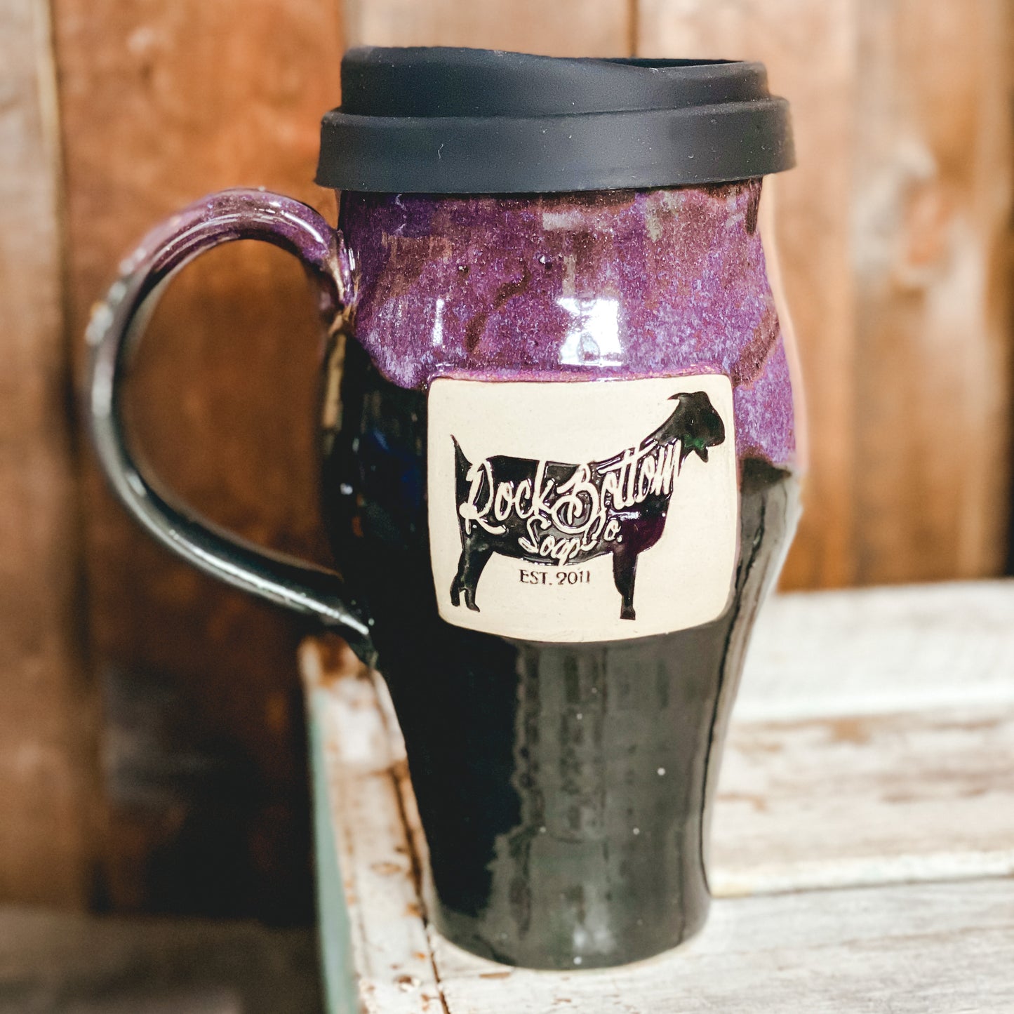Rock Bottom Logo Travel Mug