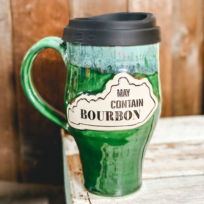 May Contain Bourbon Travel Mug