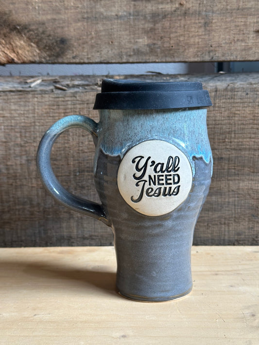 Ya'll Need Jesus Travel Mug
