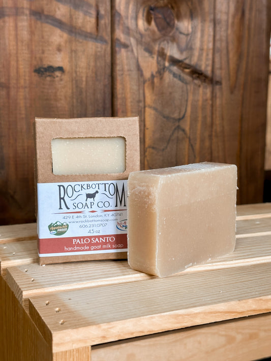 Palo Santo Goat Milk Soap - One Bar