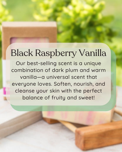 Black Raspberry Vanilla Goat Milk Soap