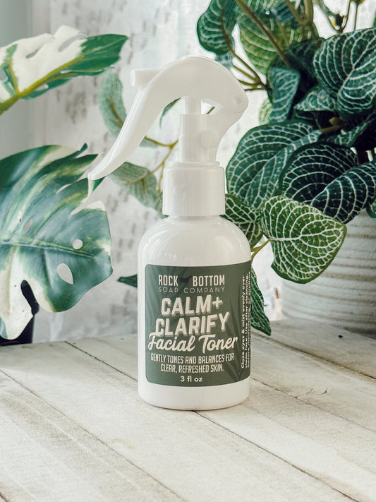 Facial Toner – Green Tea, Aloe & Witch Hazel | Rock Bottom Soap