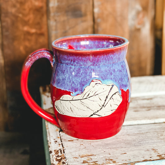 Kentucky Leaf Print Small Mug