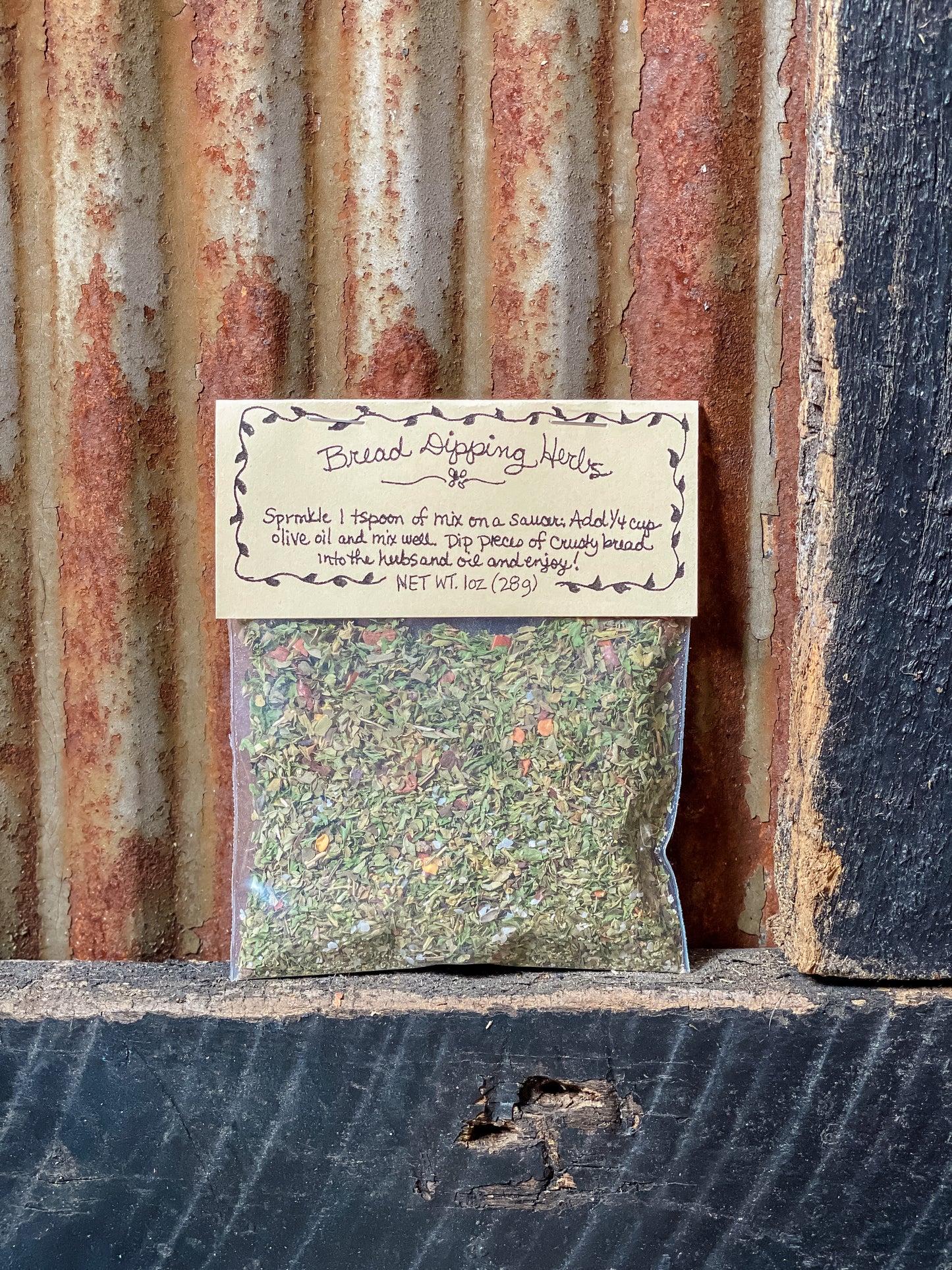 Flag Fork Bread Dipping Herbs