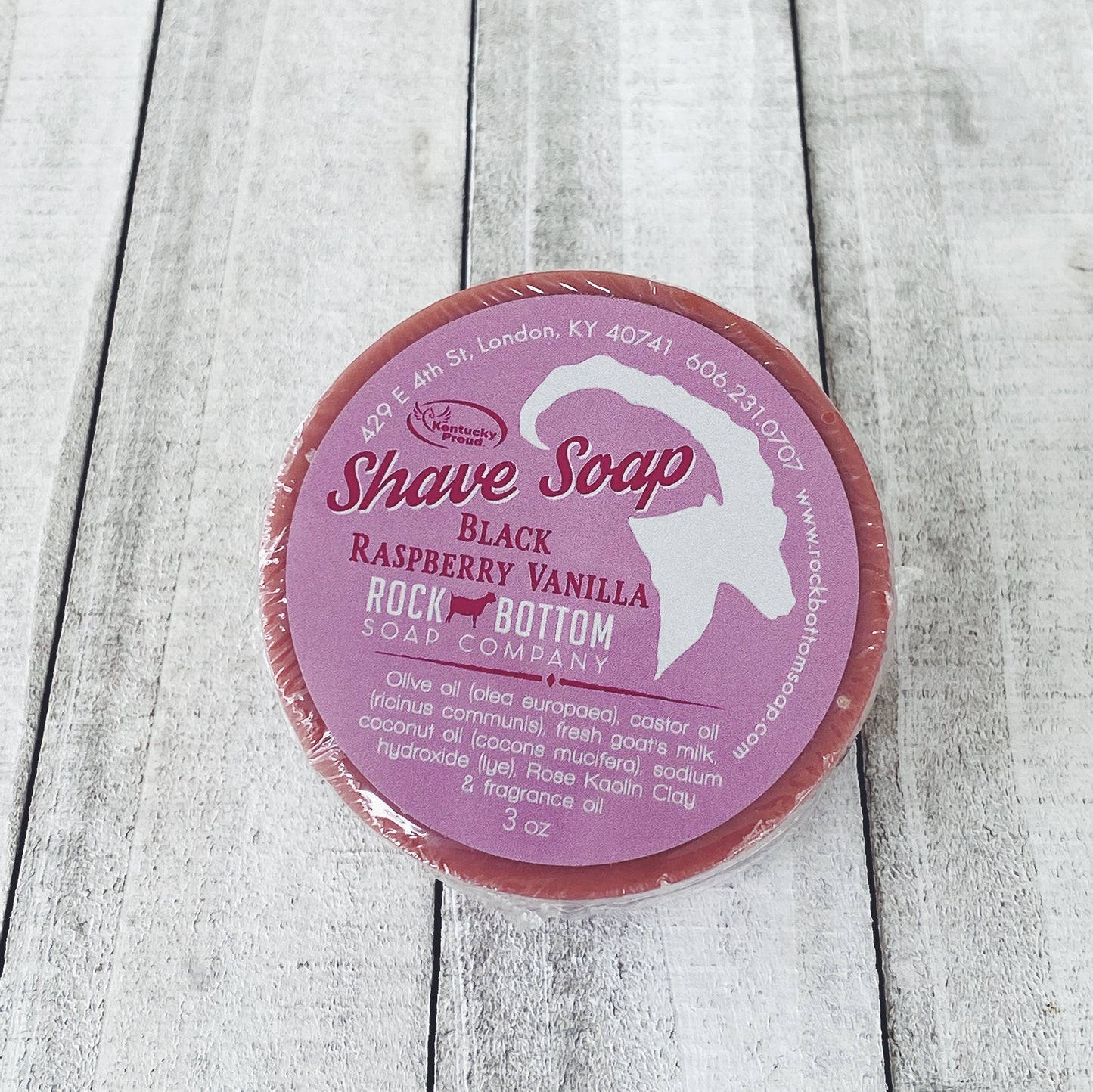 Black Raspberry Vanilla Shave Soap