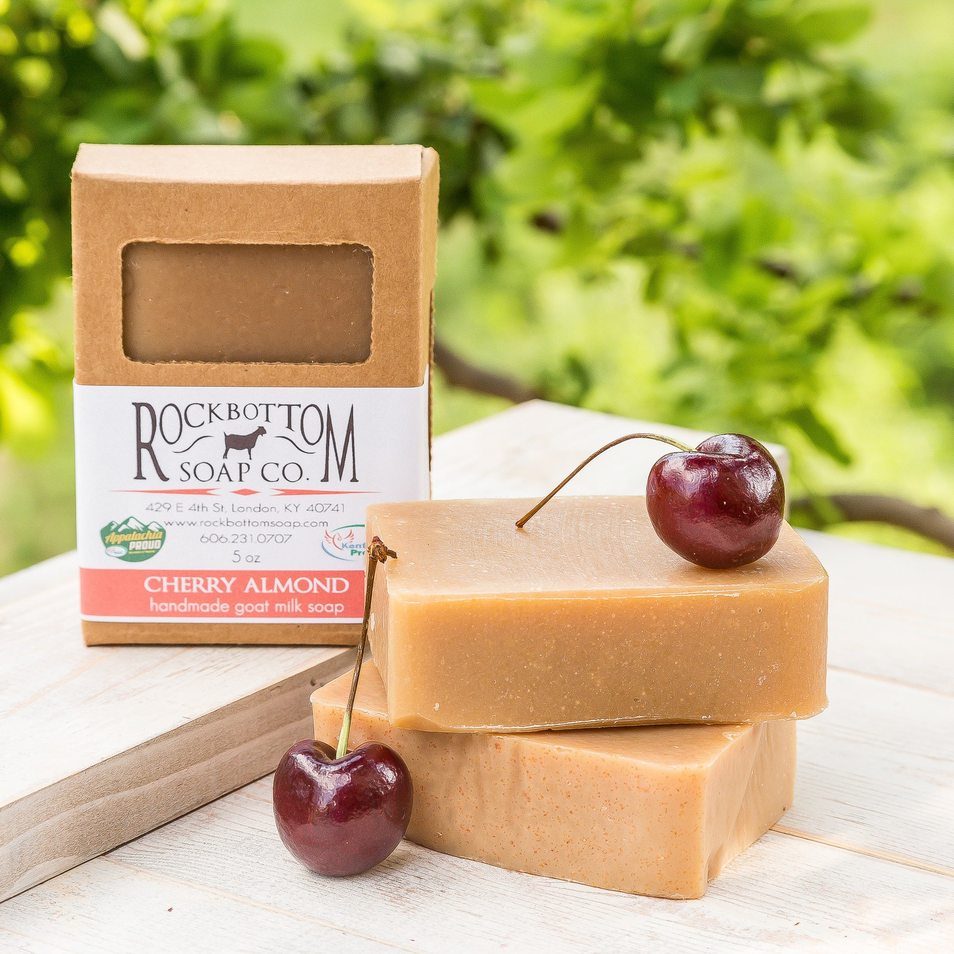 Cherry Almond Goat Milk Soap – Rock Bottom Soap