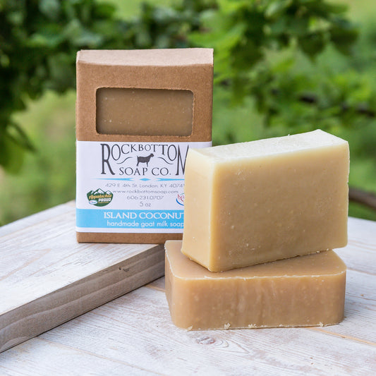 Island Coconut Goat Milk Soap-One Bar