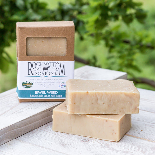 Jewel Weed Goat Milk Soap-One Bar
