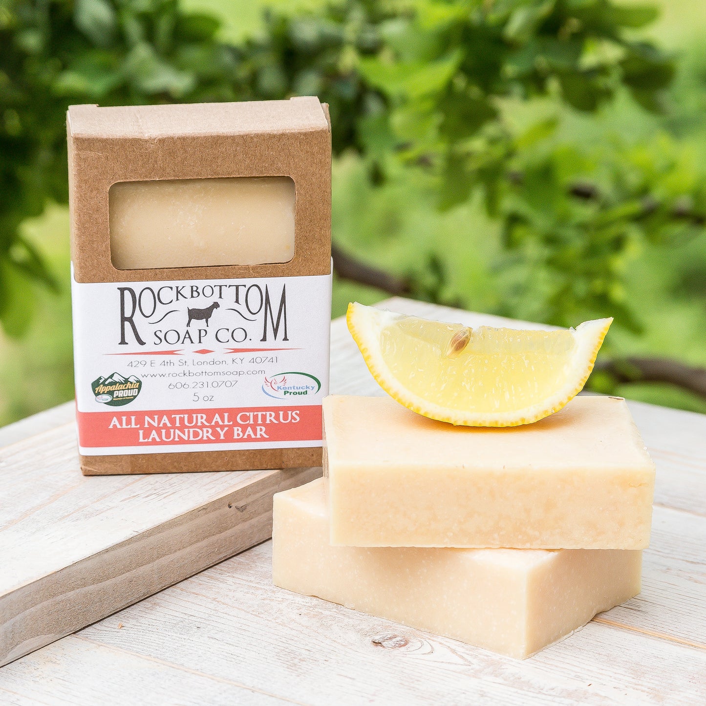 All Natural Citrus Laundry Bar-One Bar