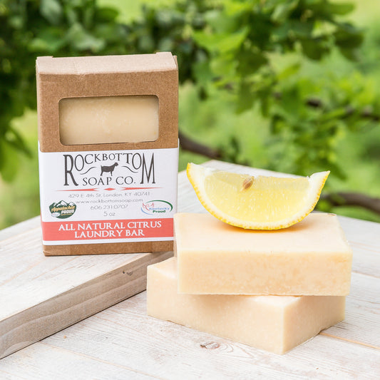 All Natural Citrus Laundry Bar-One Bar