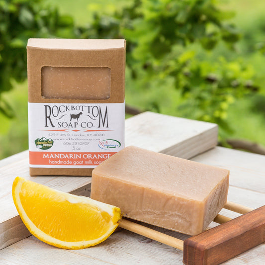 Mandarin Orange Goat Milk Soap-One Bar