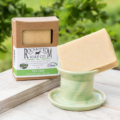 All Essential Oil Tea Tree Goat Milk Soap-One Bar